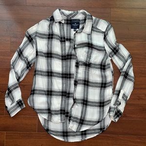 American Eagle Plaid Button Down
